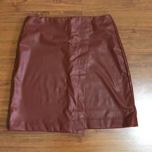 Leather skirt